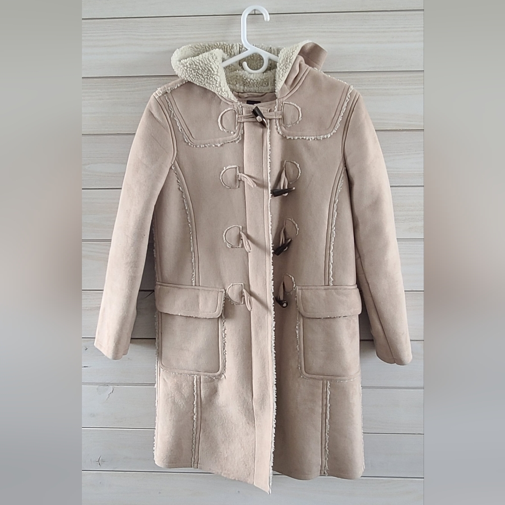Gap Warm Small Faux Lamb Skin Jacket